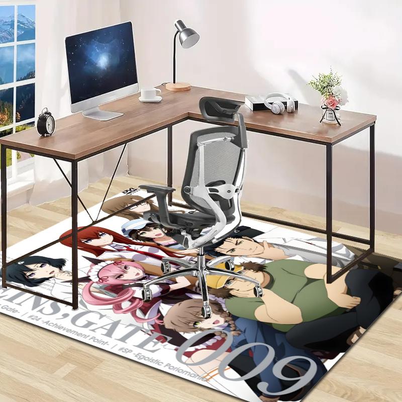 Steins;Gate Design Area Rug - Non-Slip, Soft & Cozy Floor Mat for Living Room, Bedroom, Office - Indoor/Outdoor Decorative Carpet