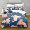 Sea Underwater World Comforter Fish Bedding Set for Girls Boys Adult Single Twin Queen Size Duvet Cover Pillowcase