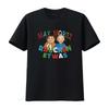 Maglietta Max e Moritz Divertente Personaggio dei Cartoni Animati Idea di Design Abbigliamento Personale Vintage Lavata Top Per l'Uso Quotidiano Leggermente