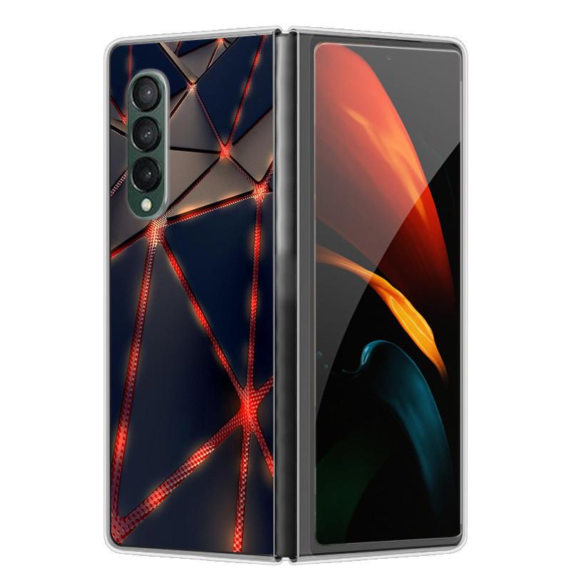 Etui na Samsunga Z Fold 5 Słodkie Modne Twarde Przezroczyste Etui na Telefon dla Samsunga Galaxy Z Fold5 5G ZFold 4 6 5G Powłoka Ochronna ZFold6