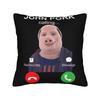 John Pork Halloween Brainrot Meme Pillowcases  Kawaii Pillow Case For Sofa Car Home Decor Soft Pillow Cover