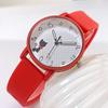 Women Casual Wristwatch Quartz Watch Clock Ladies Silicone Strap Watches
