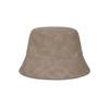 VARZAR VA Studded Vegan Leather Bucket Hat Beige