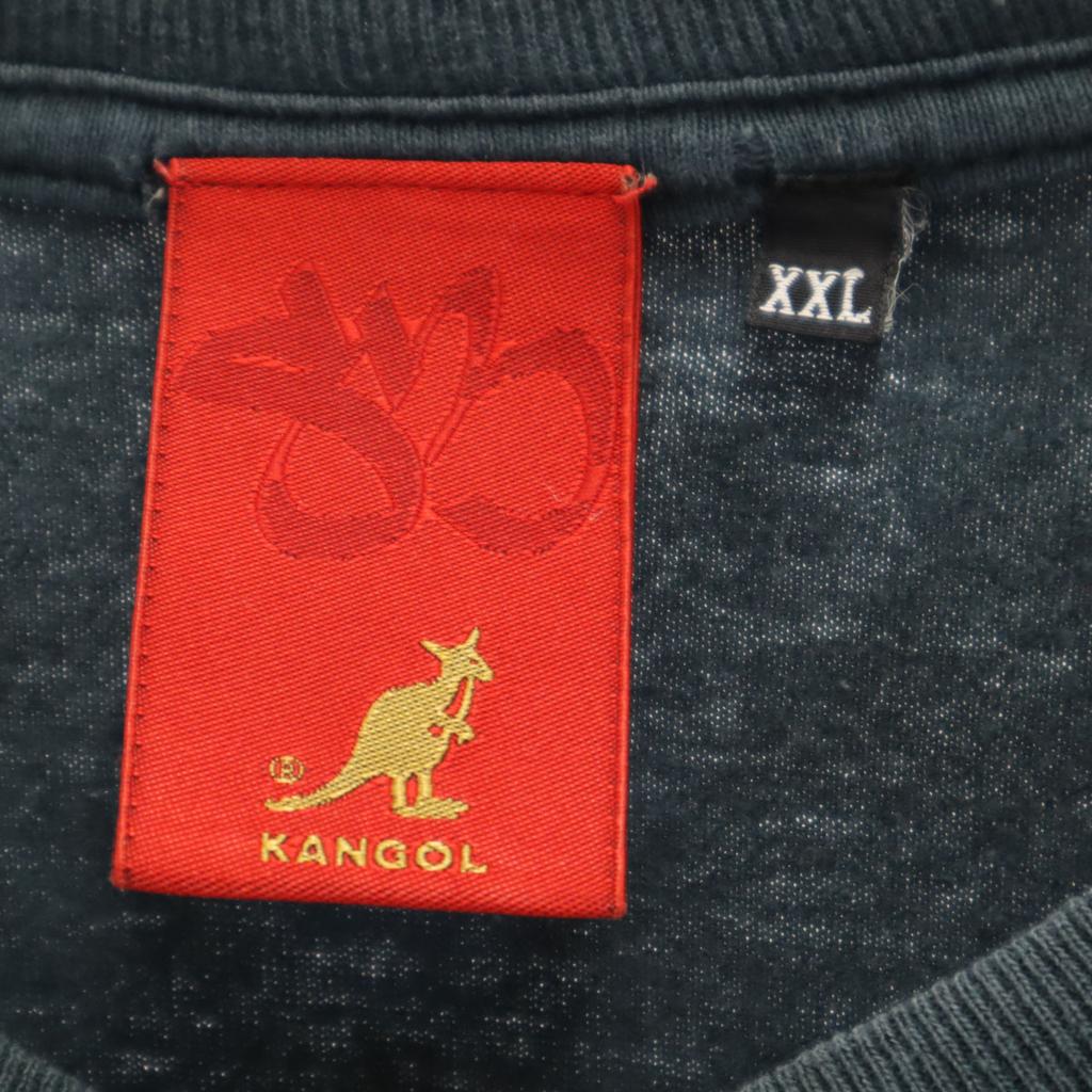 KANGOL Hecho en Japón Camiseta de manga corta XXL carbón Biggs para hombre Usado