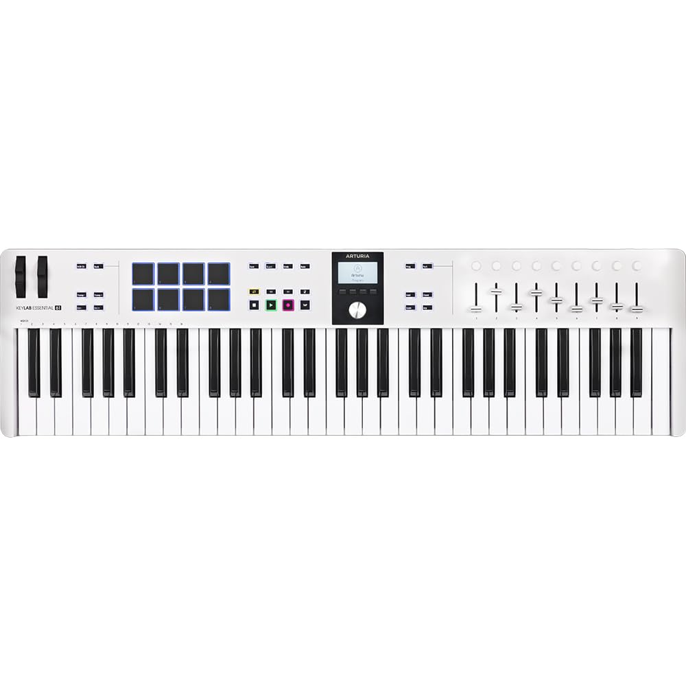 

MIDI-клавиатура ARTURIA KeyLab Essential 61 mk3 белый