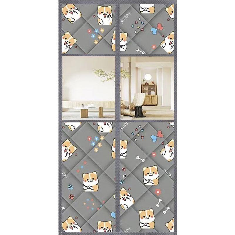 Thickened Magnetic Insulated Door Curtain Winter Windproof Self-Adhesive