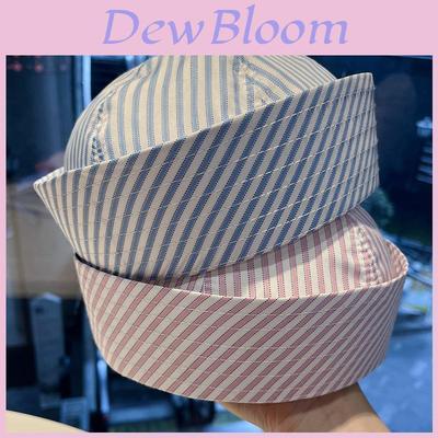 Stylish Striped Sailor Hat For Women Summer Lightweight Breathable Fashion Accessory