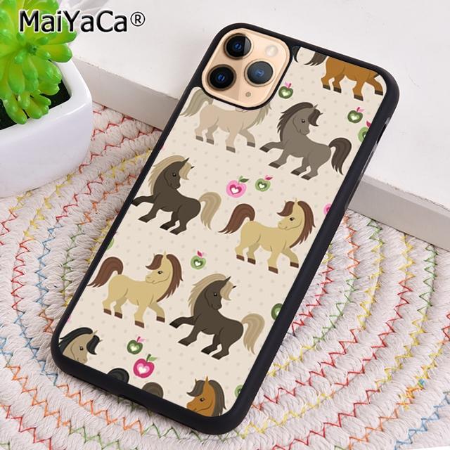 Horses Pattern Collage Phone Case For iPhone 17 Air 16 15 14 Plus 12 13 Pro Max Shell Cover Coque
