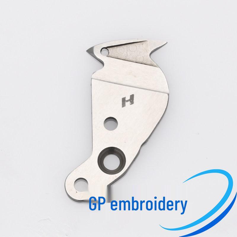 Automatic Thread Cutting Machine Blade Assembly - Scissors, Moving & Fixed Blades for Computer Embroidery.
