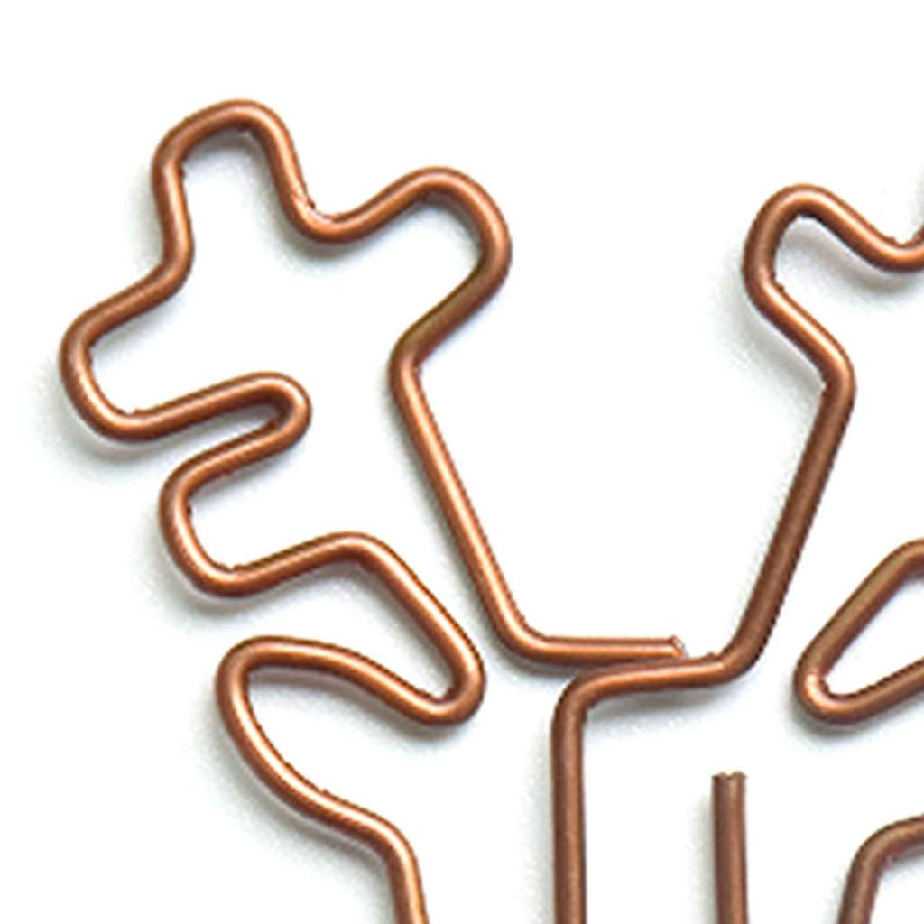 100Pcs Cute Paper Clips Retro Christmas Style Exquisite Color Wide Application Kids Paper Clips for