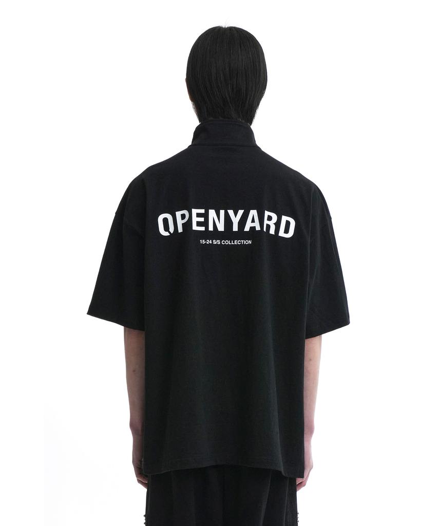 Opeunyadeu(Owai) Opyd Half Zipper T-Black