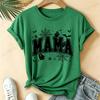 Spooky Season Graphic T-shirt Short Sleeve Tops Halloween Mama Retro Aesthetic Party T-shirt This Mama Loves Her Boos Shirts
