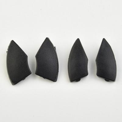 4pcs/set For500 CD Car Button Black Trim Cover Removal Replace Parts