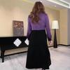 2025 Spring High-End Silk-Like Loose Plus Size Slimming Dress for Women