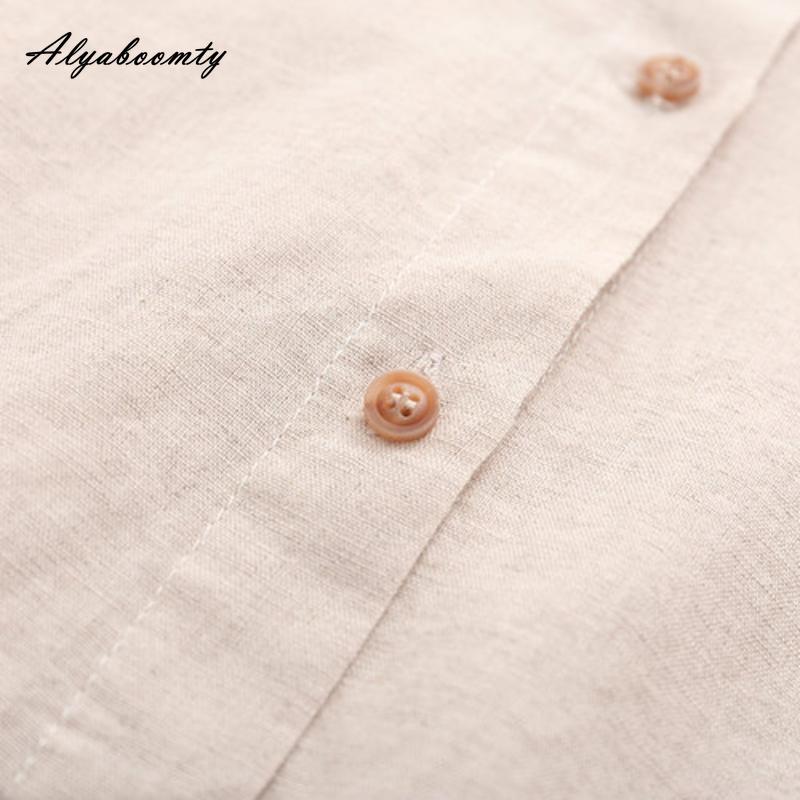 Japanese Mori Girl Spring Autumn Women Cotton Blouse Turn-Down Collar Floral Embroidery Apricot Shirt Long Sleeve Vintage Blouse