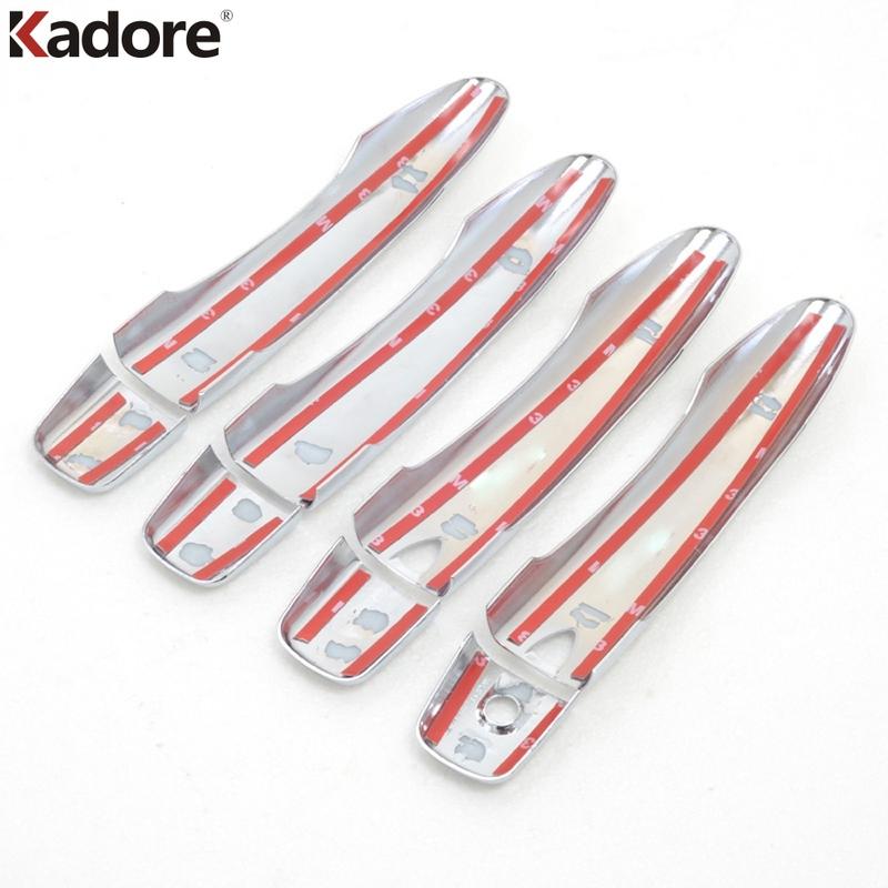 For Renault Kadjar 2016 2017 2018 Chrome Car Door Handle Cover Trim Accessories