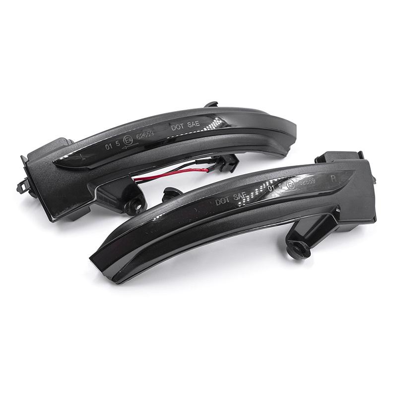 2x Smoked For Renault Megane 4 IV Clio 5 V Talisman Dynamic Led Rearview Side Mirror Blinker Indicator Lights Turn Signal Lamps