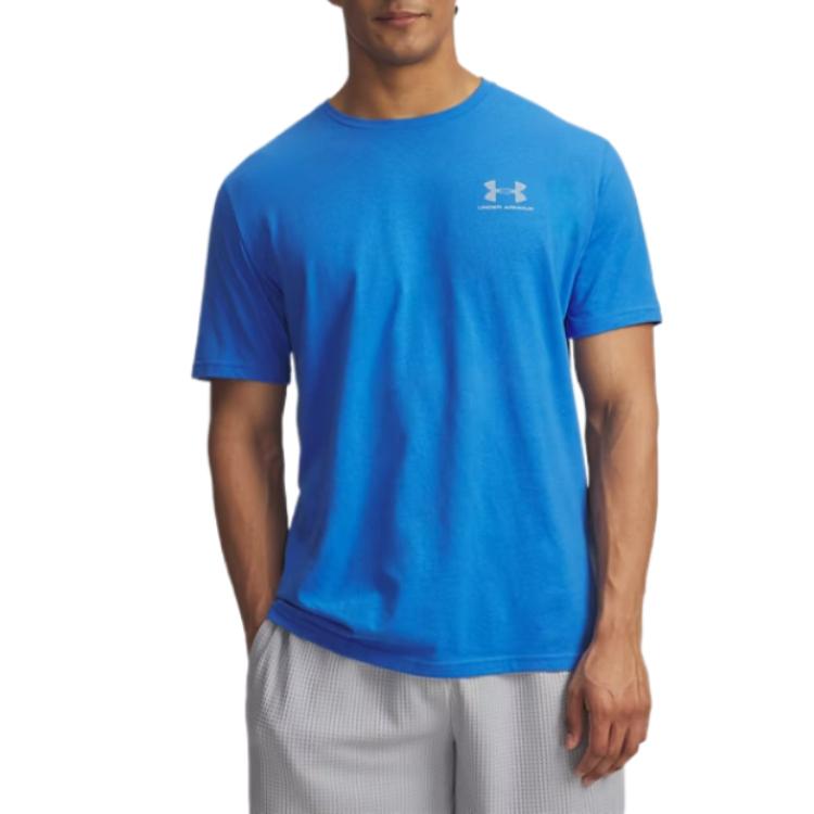 Under Armour Casual Fashion Simple Versatile Short Sleeve T-Shirt Men tops 1326799-411