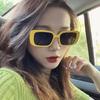 Internet Celebrity Sunglasses Small Frame Rectangular New Retro Sunglasses Women's High Sense Sun
