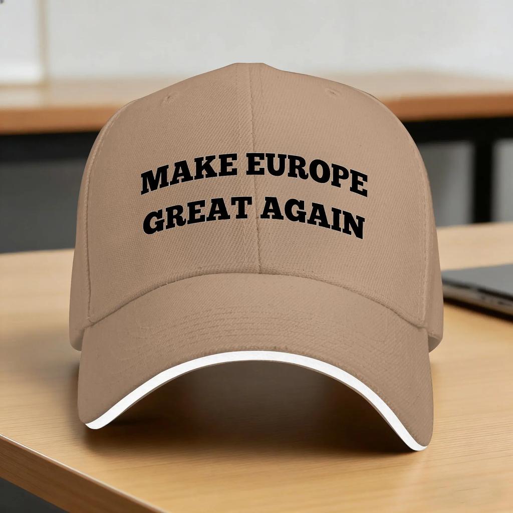 Gorra de Béisbol Make Europe Great Again para Mujer Unisex con Estampado Gorra Trucker Verano Casual Exterior Gimnasio Visera Gorras de Béisbol