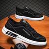 Canvas Shoes Men Sneakers Casual Breathable Walking Flats Lace -Up Skateboard Trainers Fashion Lightweight Man Vulacnized Shoes
