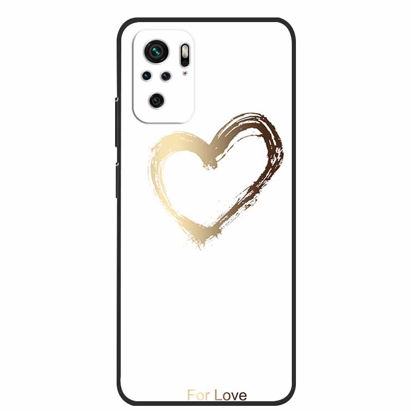 Für Xiaomi Poco M5s Hülle Luxus TPU Weiches Silikon Handy Rückseite für PocoM5s Stoßfest Blumen Niedliche Cartoon Blumen Neue Hülle
