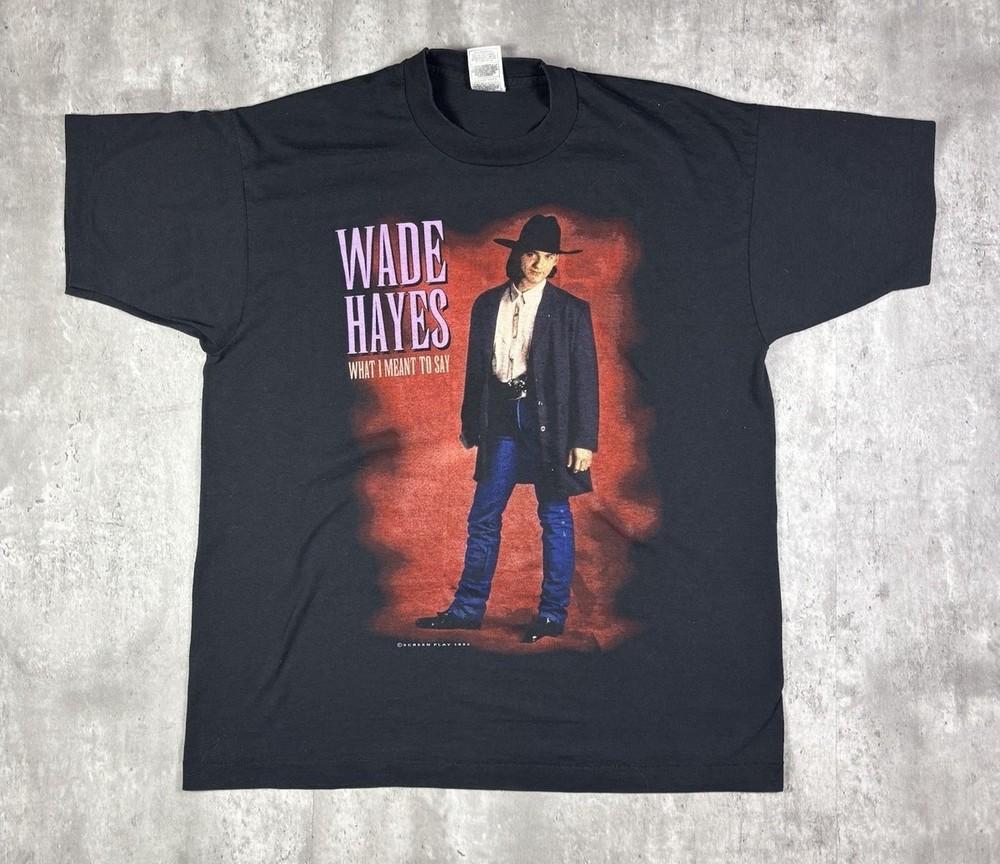 Reprint 1996 Wade Hayes Collection Unisex All Size U65.109 Unisex T-Shirt L