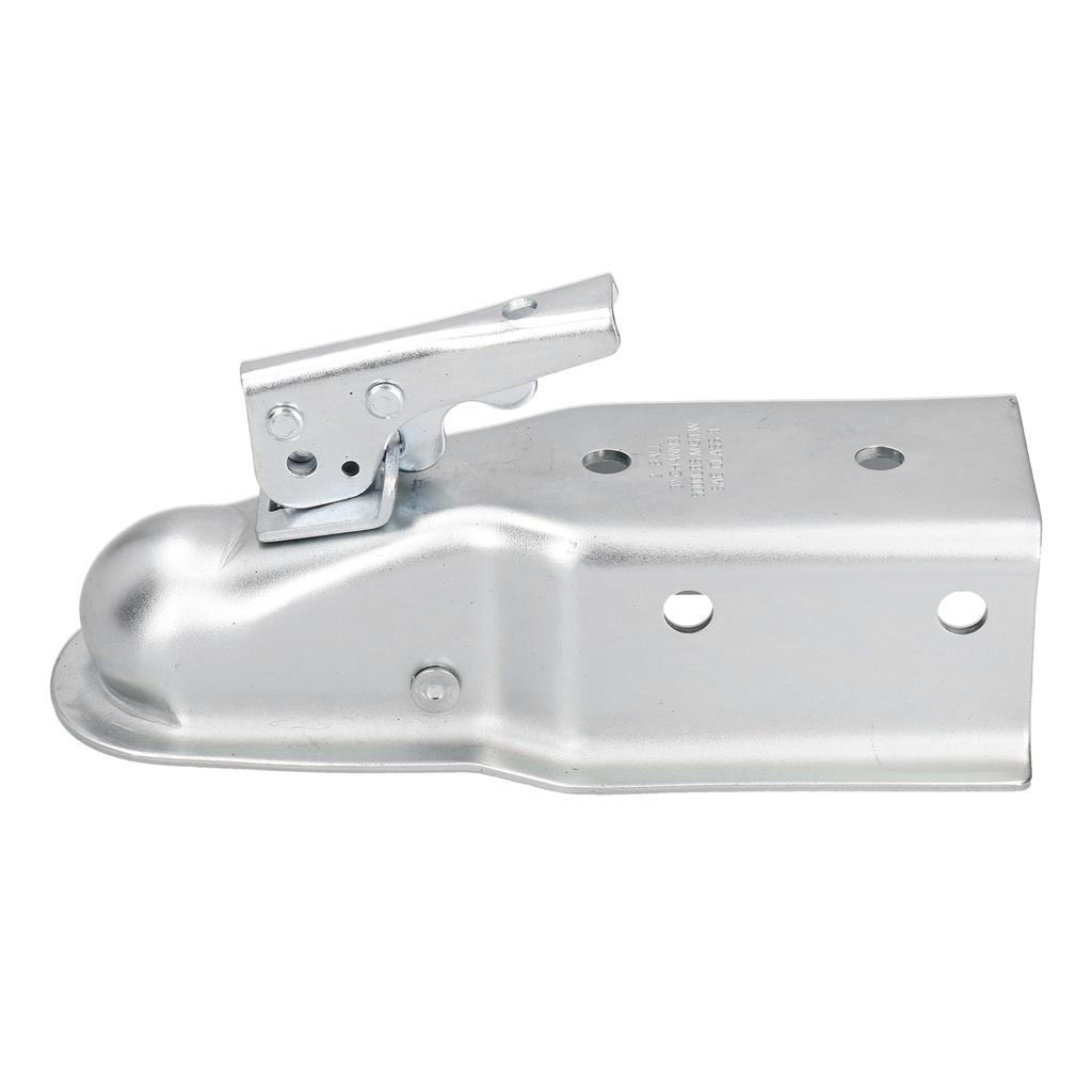 2in Trailer Hitch Ball Coupler Lock 3in Channel 5000Lbs/2268kg Zinc Plated Die‑Cast Steel High Secur