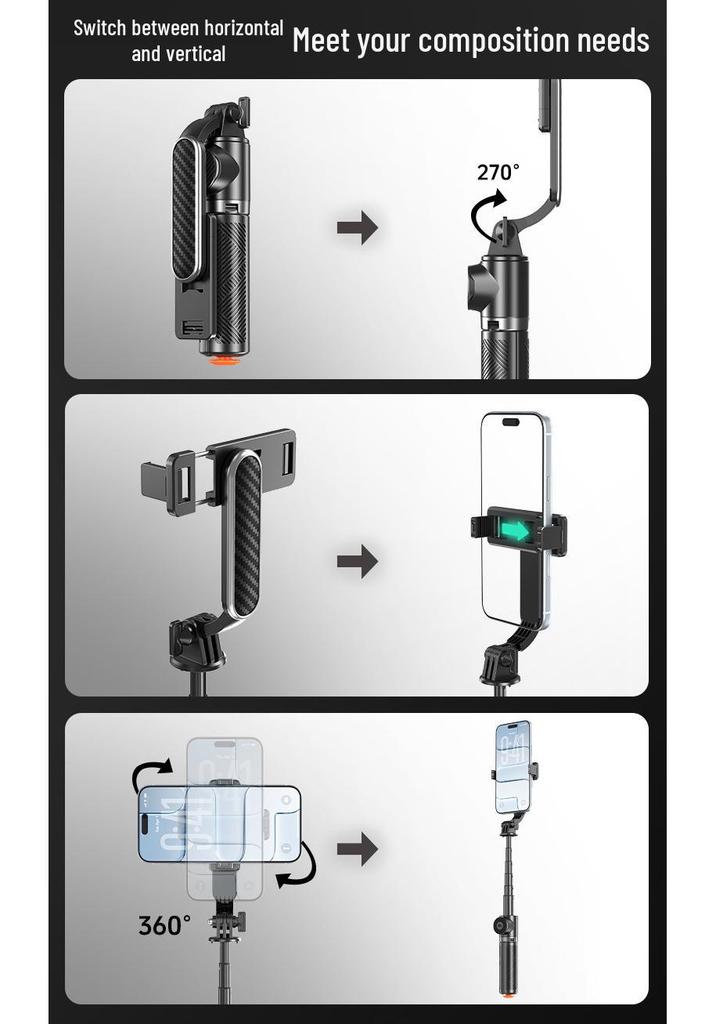 Compact Mini Selfie Stick & Phone Tripod