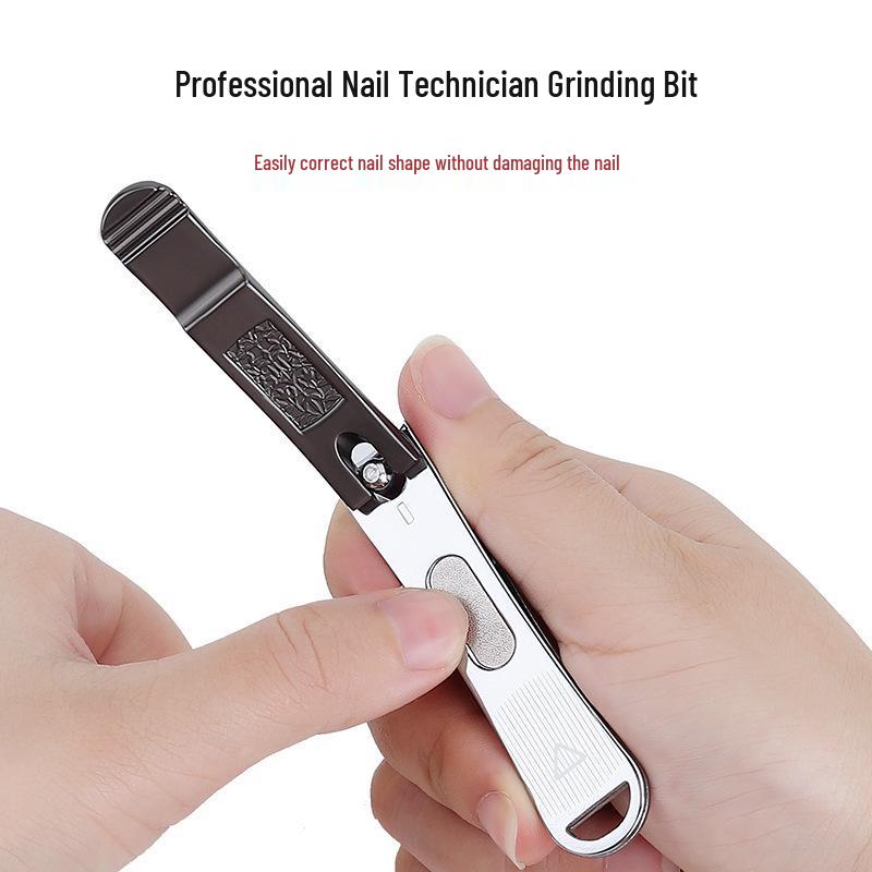 Zinc Alloy Nail Clippers - High-Grade German Craftsmanship, Portable Manicure Tool, Single Pack.