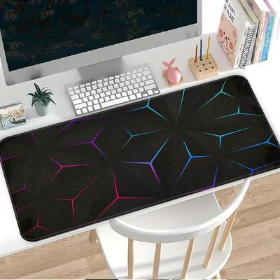 Polygon Multicolored Pattern Is Cool Rubber Mouse Pad Office Pad Desk Accessories Game Console Pad Computer Laptop Pad Keyboard