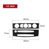 Carbon Fiber Interior Central Console Cover Trim For BMW 5Series E60 2004-2007