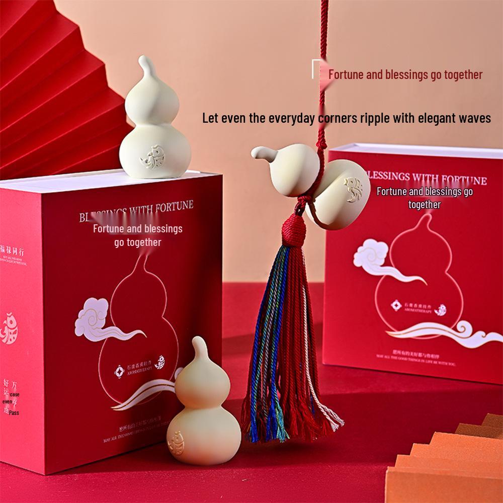 2026 Year of the Horse Fu Lu Aroma Plaster Ornament: Long-Lasting Fragrance for Car & Closet