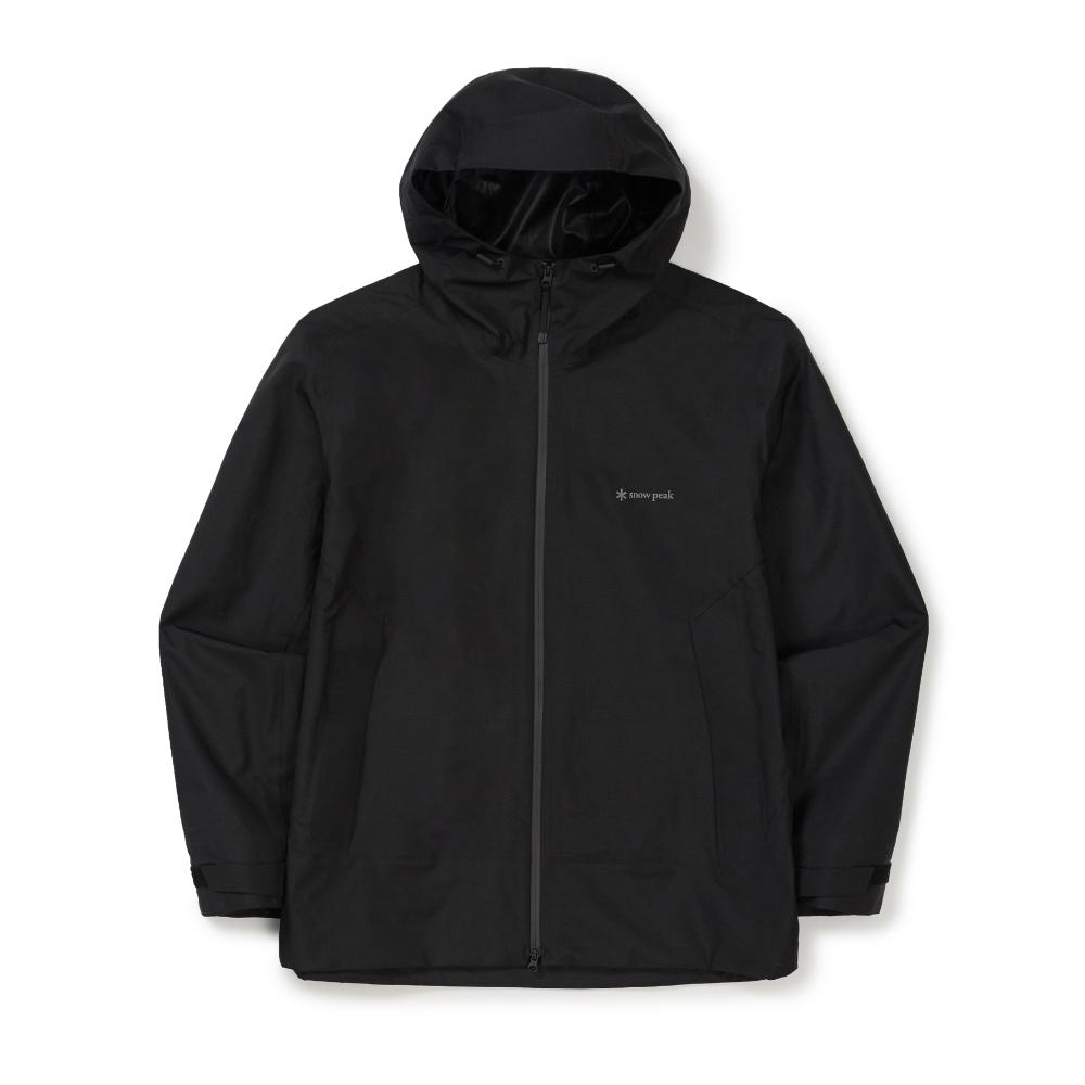 [Snowpeak] Dry Peak Lightweight 3L Waterproof Jacket Black (S26ZMPJK06)