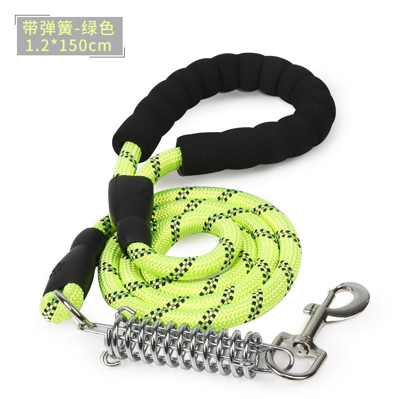 EVA reflective belt, spring pet leash, chest and back clothing with simple extended dog rope supplies