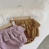 Sommer Baby- und Kleinkind Baumwollgaze Rüschenshorts im INS-Stil