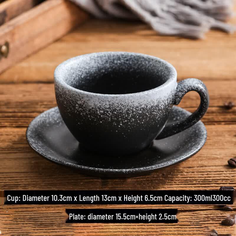 Qiwei Professional Ceramic Latte Art Coffee Cup Set