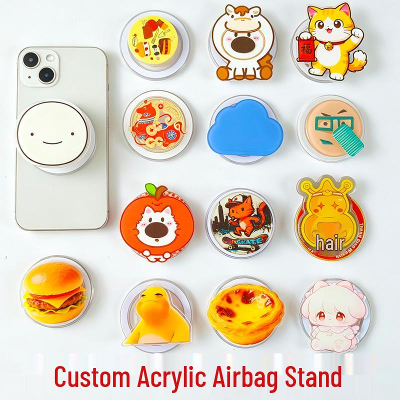 Custom Glitter Enamel Rotating Acrylic Magnetic Holder