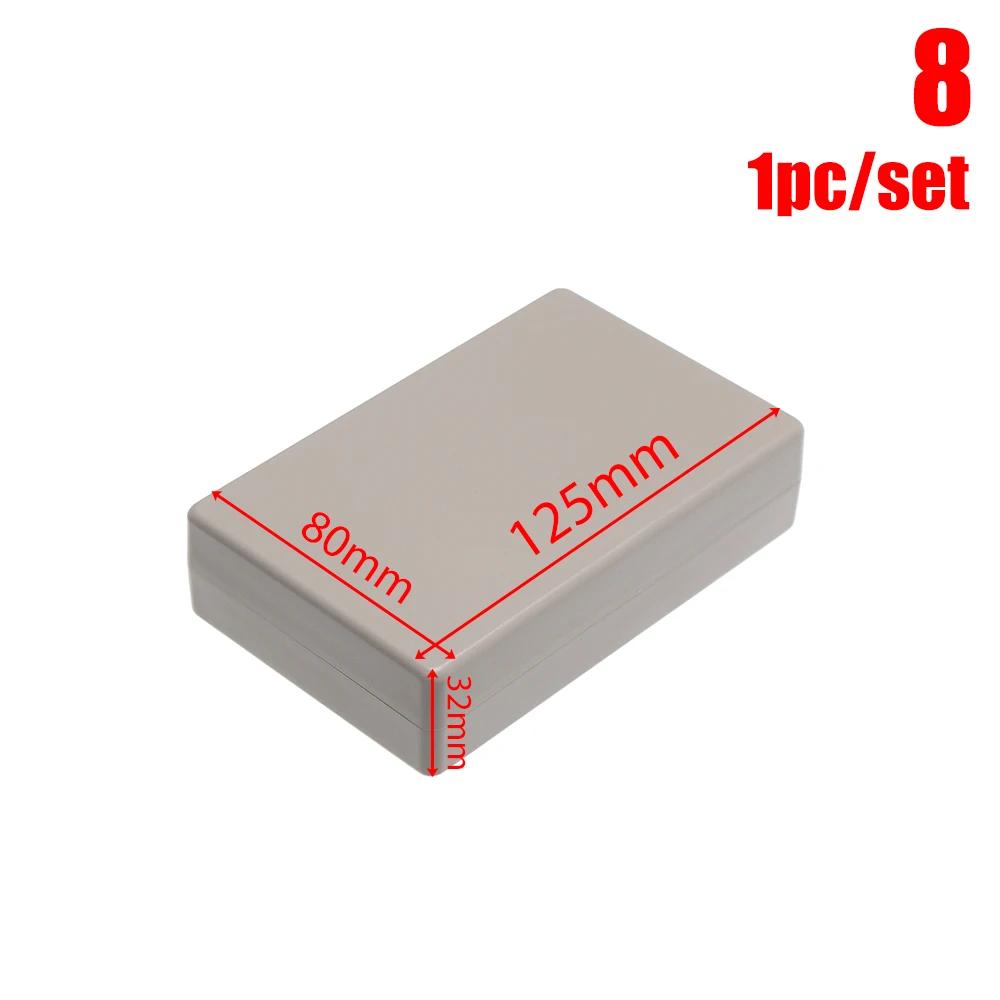 Plastic Waterproof Project Box Storage Case White/Grey/Black Housing Instrument Case Electronic Project Box Enclosure Supplies