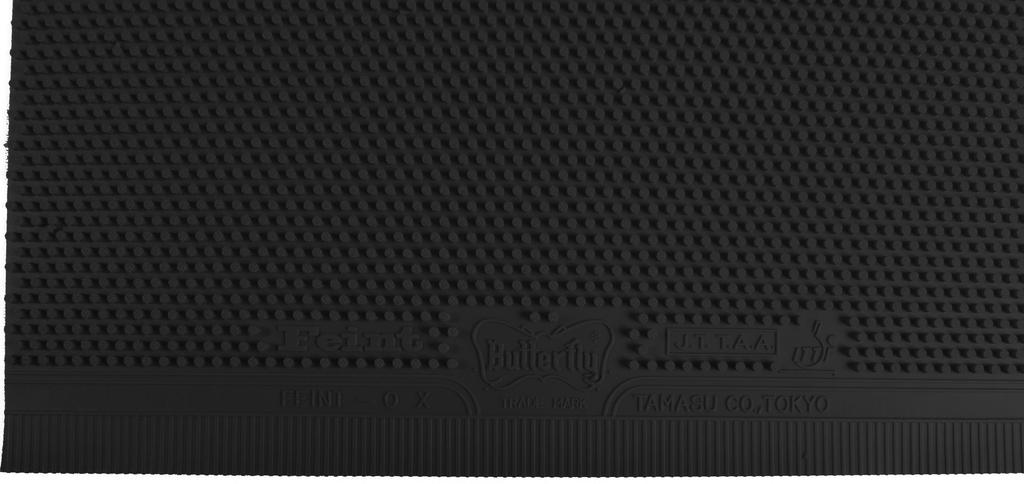 Butterfly Table Tennis Rubber Feint OX High Tub 1 Piece (No Sponge) 00060 Black FEOXB