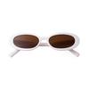 Vintage Leopard Small Oval Sunglasses Women Men Designer Retro Narrow Frame Rectangle Sunglasses UV Lentes  Mujer S20871G