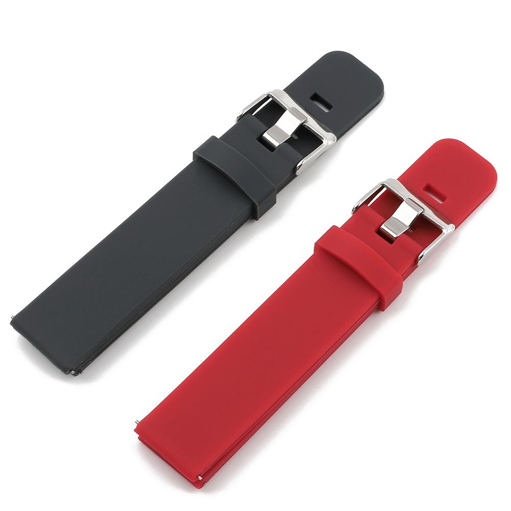 Cinturino per Orologio in Silicone 20mm 22mm 24mm Impermeabile Sportivo a Rilascio Rapido Cinturino Braccialetti Universale Orologio Uomo Donna