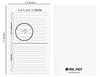 Inkdotpot Pack Of 2 Daily Planner List Undated Notepads, Memo Pad To-Do List Tear Off List Pad- Organizer- Scheduler- Organize Tasks (50 Sheets