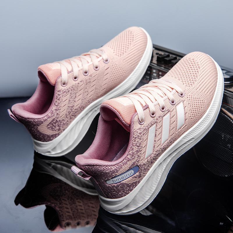 

Spring new gender-neutral men s and women s lightweight fly-woven low-top lace-up men s sports and leisure shoes 40
