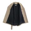 MARGARET HOWELL 579-811001 Beige Wool-Nylon Lined Trench Coat Coat S beigeUsed