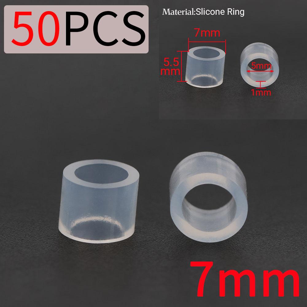 

Набор из 50 шт. рыболовных джиговых вспомогательных крючков, скользящие элементы, резиновые стяжки для морской рыбалки на луциана, рыболовные снасти, аксессуары