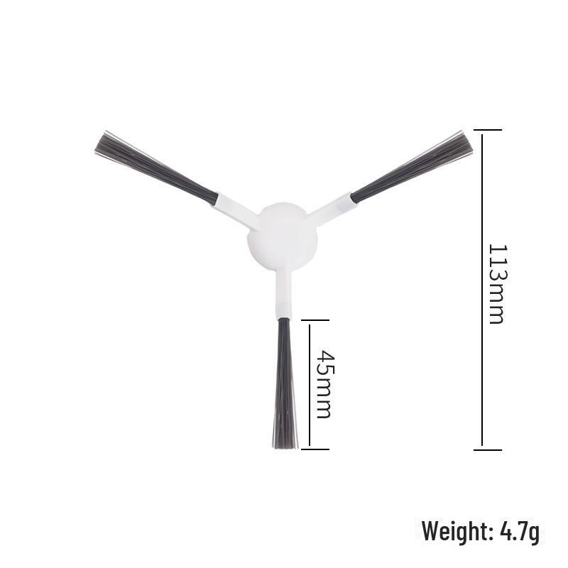 

Аксессуары для подметальных машин Dreame X20 PRO/L20 Ultra: Расходные материалы для роликовых щеток, боковых щеток и тряпок X20 Edge Brush белый