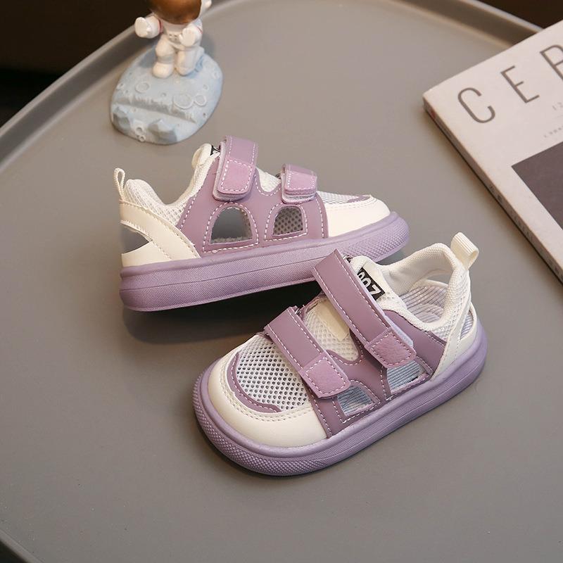 Baby Sandals, Summer Children's Casual Shoes, Breathable Hollow-Out Boys' Semi-Sandals, Girls' Frame Shoes.