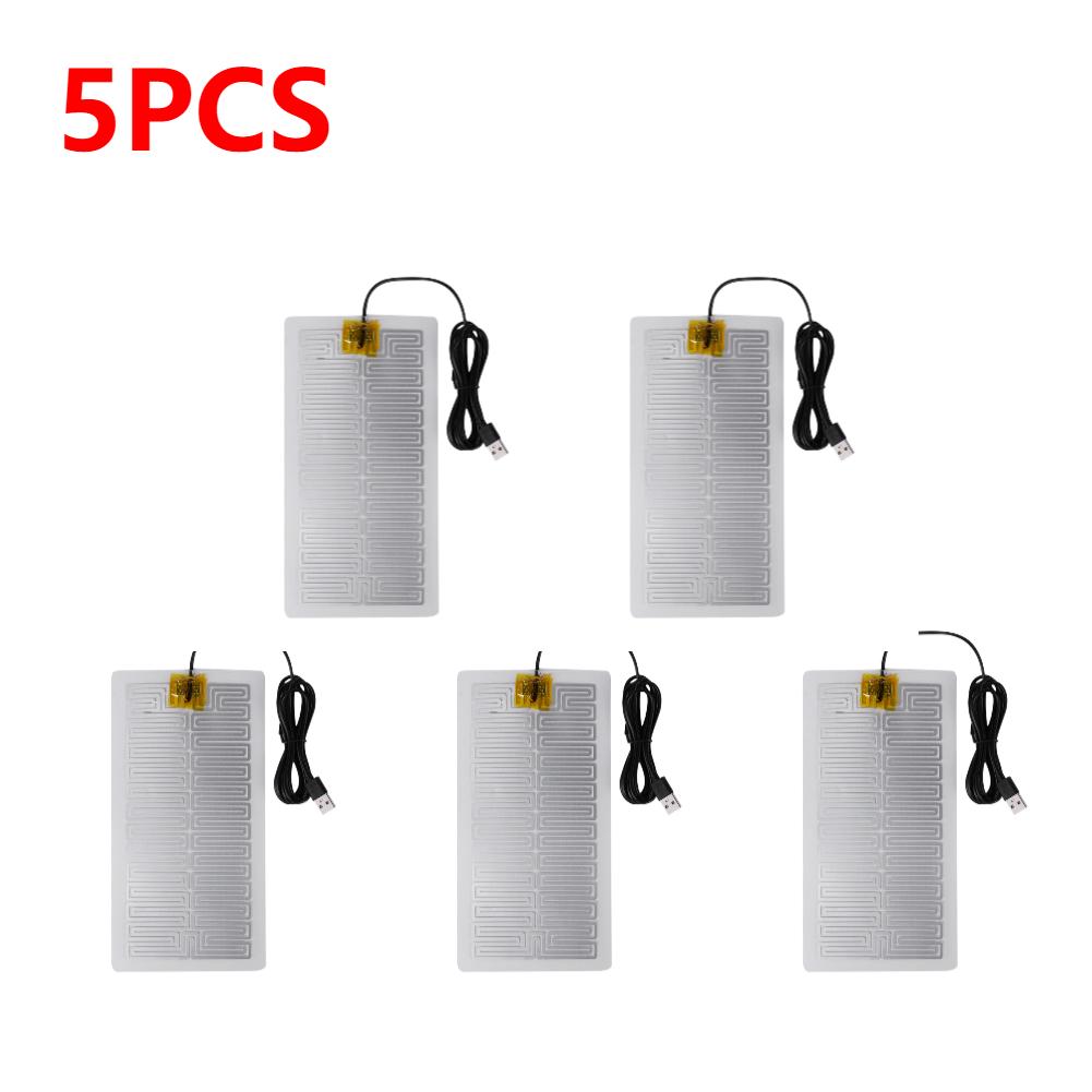 1-10PCS 5V USB Heating Pad Plug And Play Warm Plate Heater Sheets for Mouse Pad Mats Reptiles Supplies Plant Warm Heating Pad
