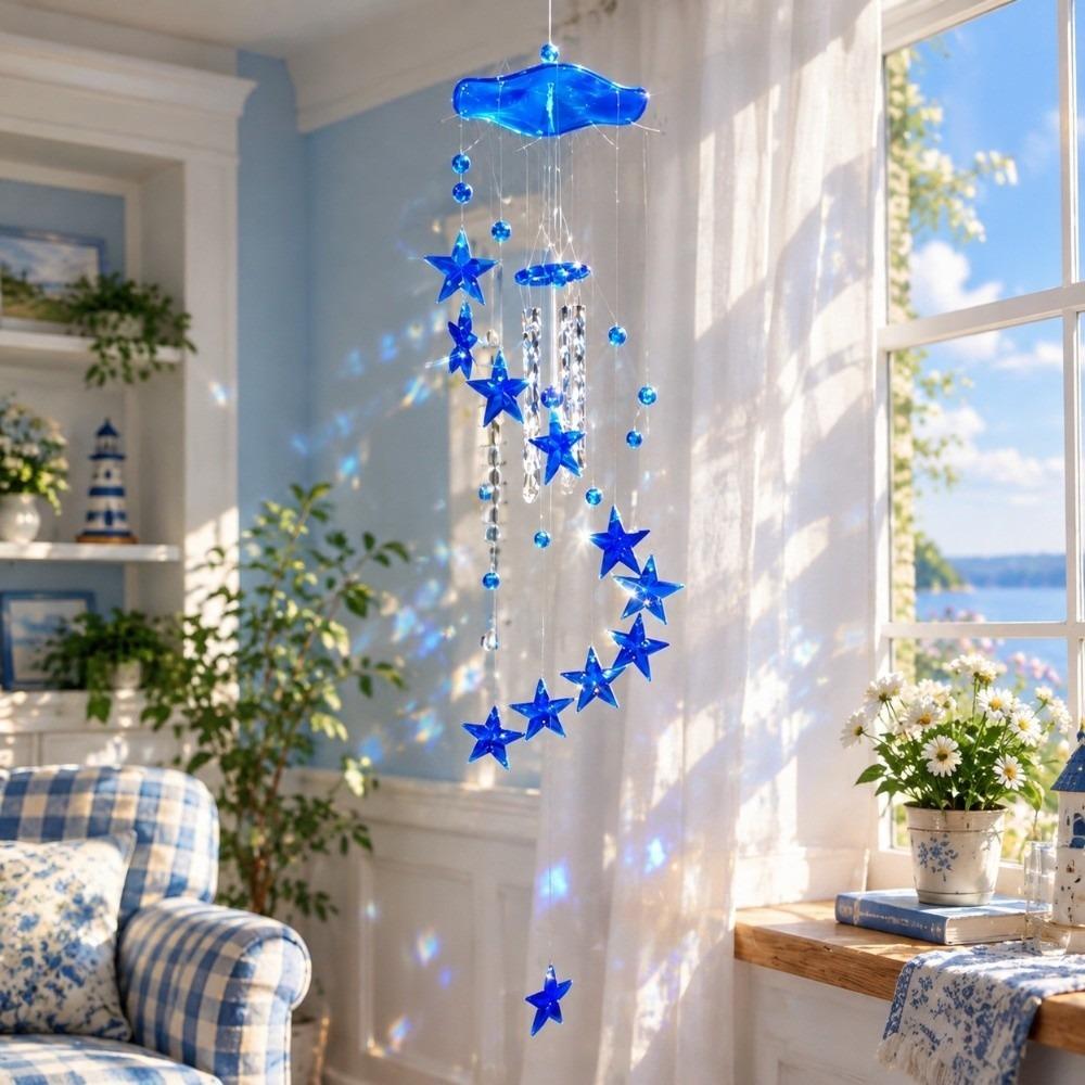 Dolphin Butterfly Wind Chime Star Garden Wind Chimes Home Decor Window Ornaments Home